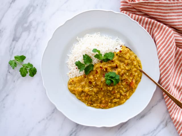 Lentil Dahl with Rice (VG/GF) (FROZEN)