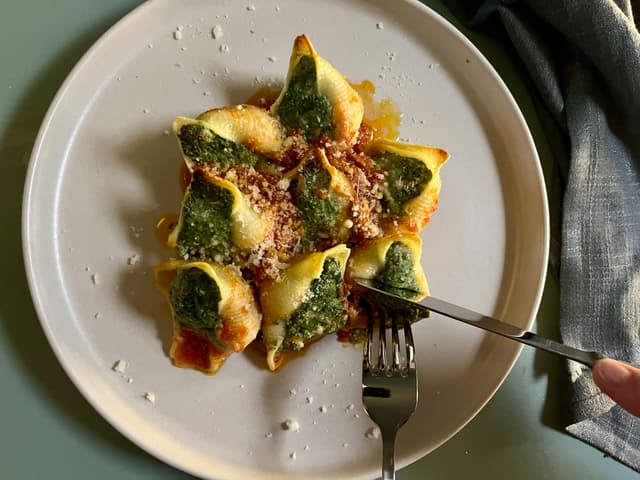 CONCHIGLIE - SPINACH & RICOTTA