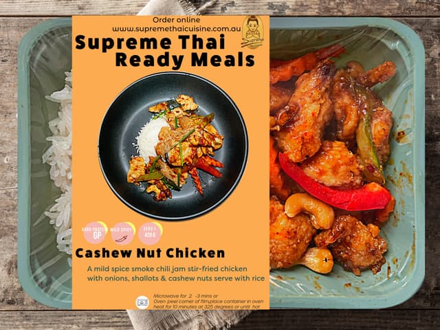 Cashew Nut Chicken on Rice