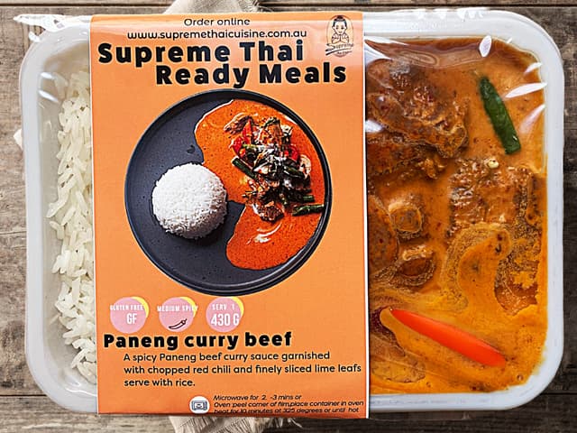 Paneng Curry Beef on Rice