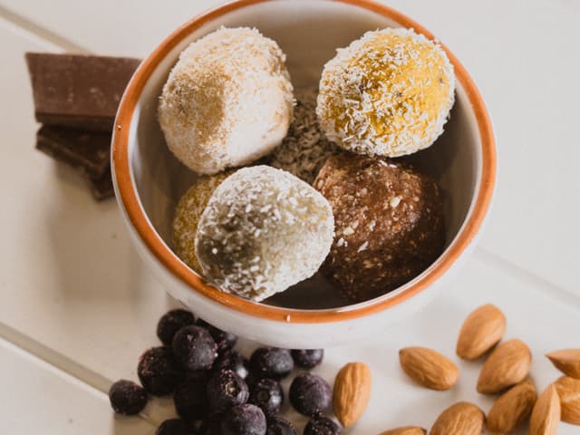 Assorted protein balls