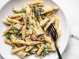 Creamy Pesto Chicken, Spinach & Sundried Tomato Pasta Sauce   Gluten-Free