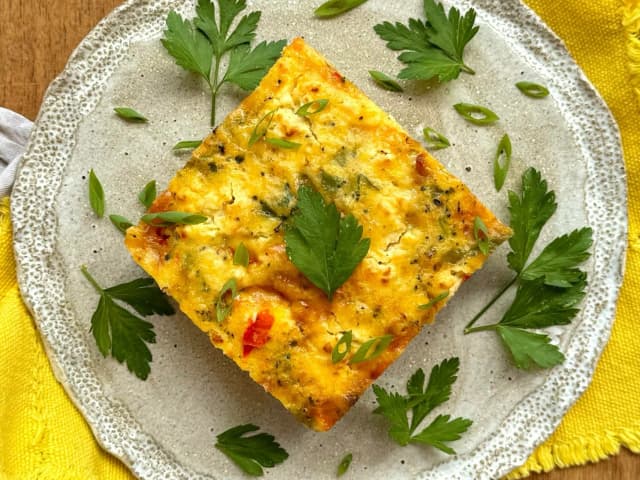 Vegetable & Chickpea Frittata (GF) (V)