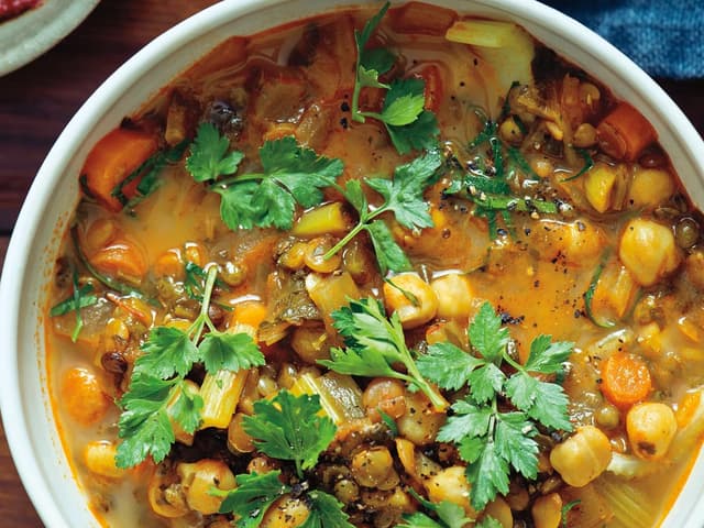 Wholesome Vegetable Harira Soup