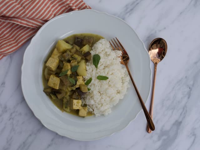Thai Green Curry with Rice (VG/GF) (FROZEN)