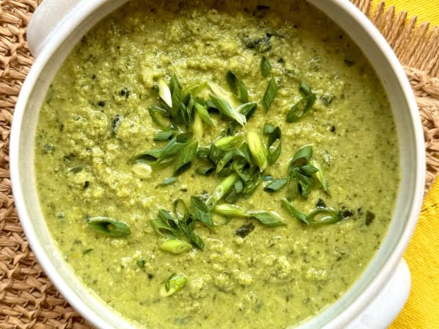 Trio of Green Soup (GF) (V)