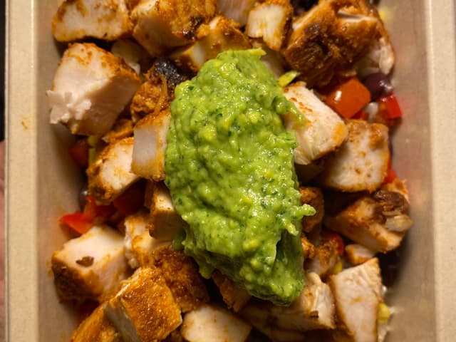 Chicken Mexican Bowl 550 Cals