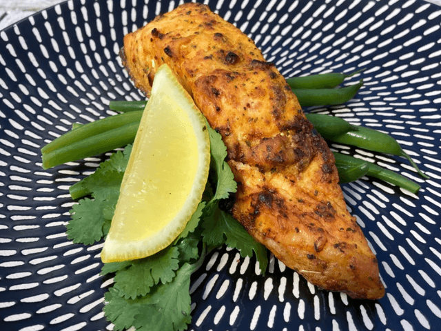 VMP Grilled Salmon with Pumpkin & Vegetables
